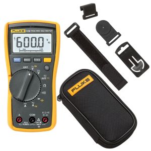 FLUKE 115 multimeter met C50 draagtas en TPAK ophangset 