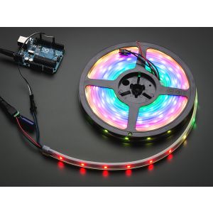 Adafruit NeoPixel Digitale RGB LED Strip - Zwart 30 LEDs  1m 