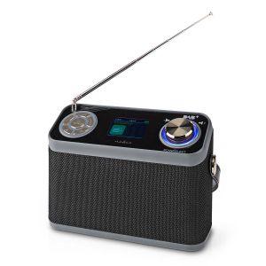 DAB+ en FM Radio - Met 2,4" kleurenscherm - Met bluetooth, wekker en slaaptimer 