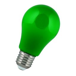 E27 -socket- 5W - 230V LED - d=60mm / l=108mm - Green 