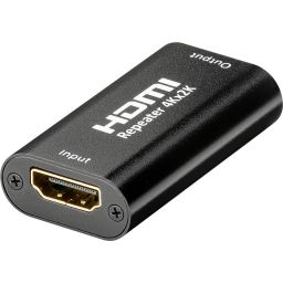 Répéteur HDMI - 4K2K - plaqué or - Amplificateur HDMI jusqu'à 40 mètres 