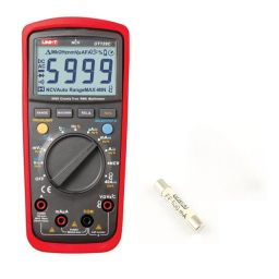 True RMS digitale multimeter met temperatuurmeting +fuse 