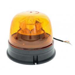 LED zwaailamp oranje voor vlakke montage 