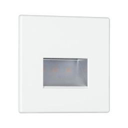 Led-Wandinbouwlamp - Edge Quadro - Mat Wit - 80 x 5mm - 1,2W 