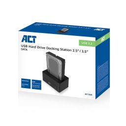 ACT 2,5"/3,5" Sata Hard Drive Docking Station, USB 3.2 Gen1 