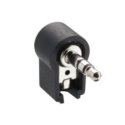 3,5mm Stereo Jack Male - 90° - Plastic - To solder.