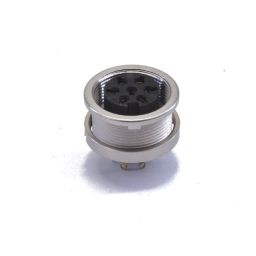 DIN connector 7-pole - Female - With threaded joint - Chassis connection - LUMBERG.