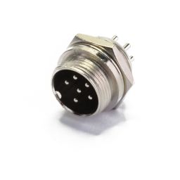 CB DIN Connector 6-pole - Male - Chassis 