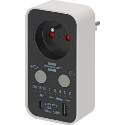 Digitale afteltimer met USB-A & USB-C ingang - GTRF022 - Voor binnenshuis gebruik 