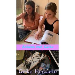 Book 'Arduino met Geike' (Dutch) with Arduino Uno and components 