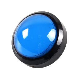 Big dome pushbutton with LED 100mm - BLUE 