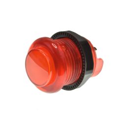 30mm Arcade button with LED Translucent Red 