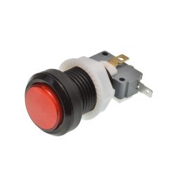 Large arcade pushbutton 60mm with red LED 
