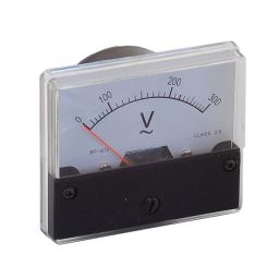 Panneau de mesure de tension analogique 300V AC / 70x60x30mm BP-670 