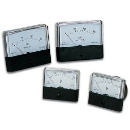 Voltmètre analogique de tableau 30v cc / 70 x 60mm 