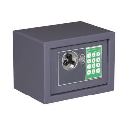 Electronic Safe Box - 23 x 17 x 17 cm - Grey 