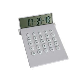 Calculator with world clock - 8 digits 