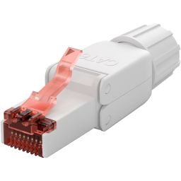 Cat 6 UTP connector voor montage zonder speciaal gereedschap 