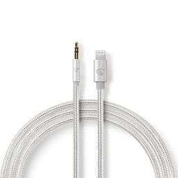 USB-kabel - Apple Lightning 8-pins naar 3,5mm jack - 1 meter