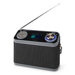 DAB+ / FM Radio - With 2.4" colour screen - With bluetooth, alarm clock and sleep timer 