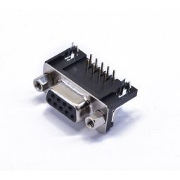 SUB-D connector - 9-polig - Vrouwelijk - Printmontage - Haaks - HQ 