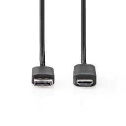 DisplayPort mannelijk <-> HDMI mannelijk - 2 m - 4K@60Hz 