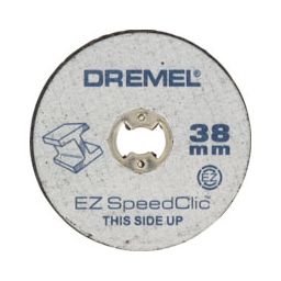 DREMEL-S456     EZ SpeedClic : 5      schijfjes 38mm  voor het       doorslijpen van metalen        (SC456)
