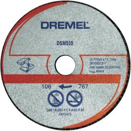 DREMEL-S510  Metaal doorslijpschijf S510    voor DSM20 3stuks