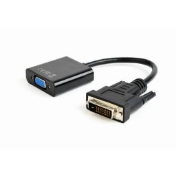 Converter DVI-D (24+1) plug naar VGA female 0,2m zwart