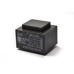 Tranformateur  16VA 4x(0-9)V pour circuits imprimés 