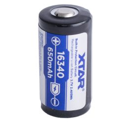 Rechargeable LI-ION battery 16340 3.7 V 650mAh LIR123A 