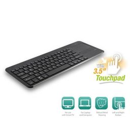 Draadloos toetsenbord met touchpad, Azerty, zwart 