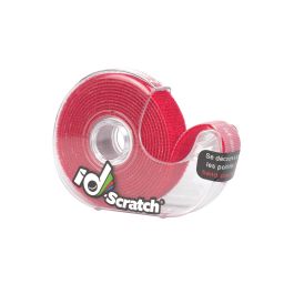 Velcro - klittenband rol 2m x 2cm - kleur: rood 
