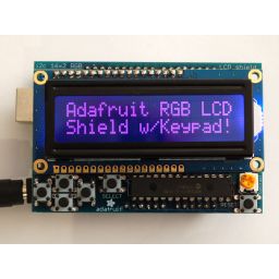 RGB LCD SHield kit w/16x2 character display - only 2 pin used