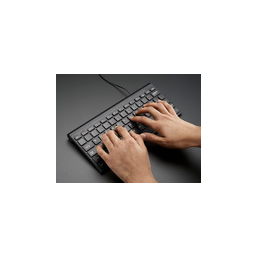Mini Keybord met USB aansluiting - zwart 