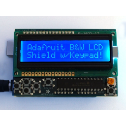 LCD Shield Kit w/ 16x2 display Blue&White - only 2 pin used 