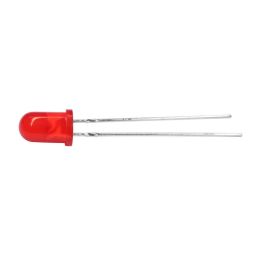 LED  low current 5mm red 2mA 20mcd red diffuus   
