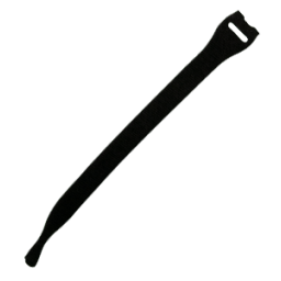 Black velcro cable 20 x 200mm High tensile strength 