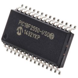 16Kx16 Flash 24I/O 48MHz SO28 PIC18F2550-I/SO : Microchip