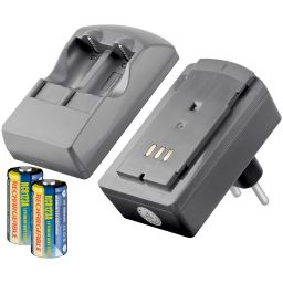 Chargeur CR123A pour batteries CR123A 