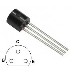 BC167 LF transistor NPN 50V 0.1A     TO-92