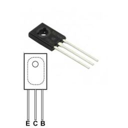 BD135 vermogentransistor NPN 45V 1A  8W   TO-126