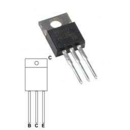 BD201 vermogentransistor NPN 60V 8A  TO-220