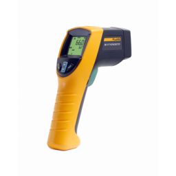 Combined infrared and contact thermometer 