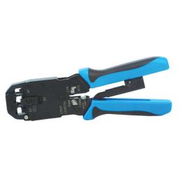 Professional crimping tool for RJ plugs 