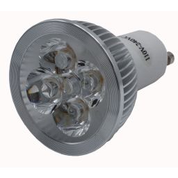 4x1W Ledlamp - GU10 - Warm wit - 230V AC **** 