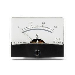 Analogue quality current pannel meter 30V DC / 60 x 47mm 