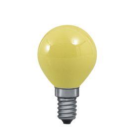 E14 -socket- 25W - 230V lamp - d=45mm / l=78mm - Geel 