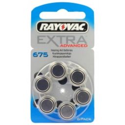 Rayovac Zinc-Air batteries 1,4V 520mAh 6 pieces 