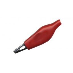 Insulated aligator clip - 32mm - Red.